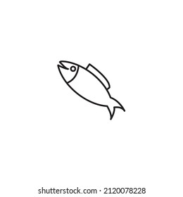 fish icons set . fish pack symbol vector elements for infographic web