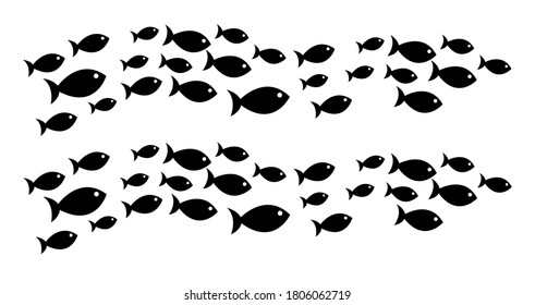 Fish Icons vector illustration art