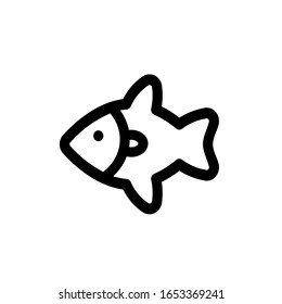 Fish icon,vector illustration. Flat design style. vector fish icon illustration isolated on White background, fish icon Eps10. fish icons graphic design vector symbols.