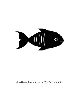 Fish illustration logo icon vector template