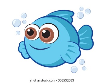 Fish illustration, vector