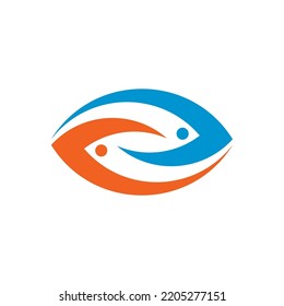 Fish Infinity Logo Design Template