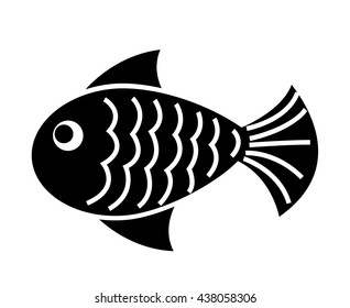 fish isolated icon design 