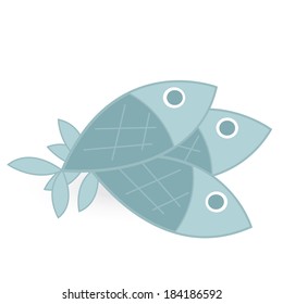 fish isolated on white background