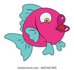 A fish isolated on white background