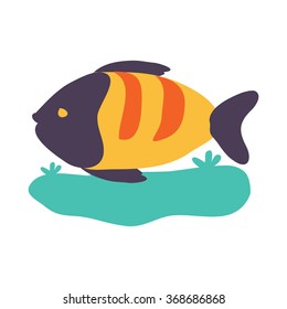 fish isolated on white background