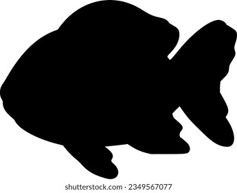 fish isolated vector silhouette icon