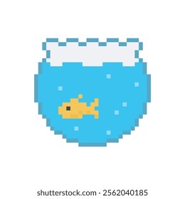 fish in the jar pixel art