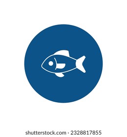 Fish jumping Vector Icon with trendy background colors that can easily edit or modify

