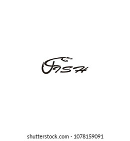 FISH LETTER LOGO VECTOR INSPIRATIONS