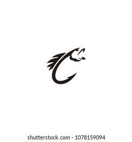 FISH LETTER LOGO VECTOR INSPIRATIONS