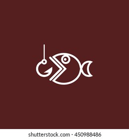 fish line icon