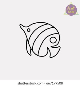 fish line icon