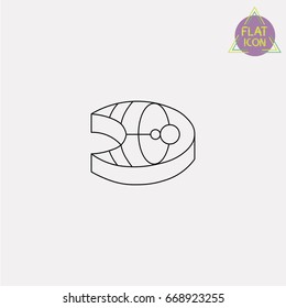 fish line icon
