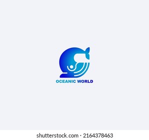 Fish Logo abstract design vector template.