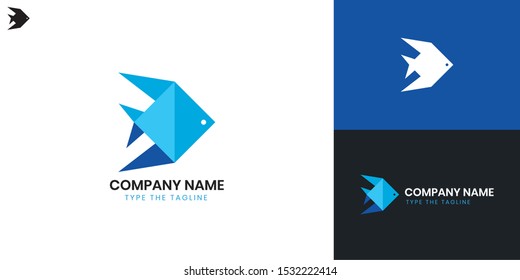 Fish logo - All elements on this template are editable with vector software, suitable for Fish Logo Design Vector Template / Seafood Restaurant Shop.