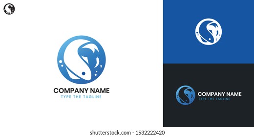 Fish logo - All elements on this template are editable with vector software, suitable for Fish Logo Design Vector Template / Seafood Restaurant Shop.