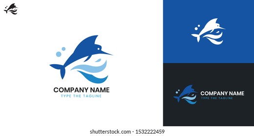 Fish logo - All elements on this template are editable with vector software, suitable for Fish Logo Design Vector Template / Seafood Restaurant Shop.