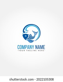 El logotipo de pescado puede utilizarse para la empresa en el sector de los productos pesqueros o marinos. O puede ser utilizado para la vida silvestre de las criaturas marinas, el restaurante de mariscos, etc.