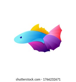 Fish logo colorful design vector  template