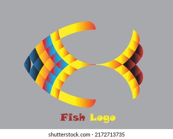 Diseño de logotipo de pescado con EPS