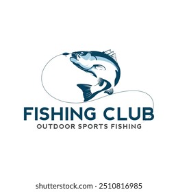 Fish logo design. Fishing logo Illustration design vector