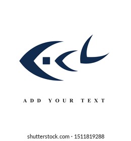 Fish logo design & illustration vector art for business 