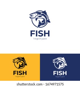 fish logo design fish logotype modern 
