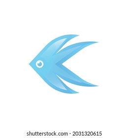  Fish Logo Design Modern Vector Template. FIsh Logo. Vector Illustration