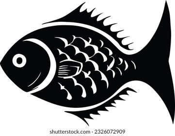 Fish logo design, Fish restaurant logo icon, Vector illustration 37