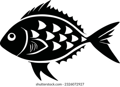 Diseño del logotipo del pescado, icono del logotipo del restaurante del pescado, ilustración vectorial 29