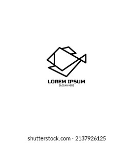 Fish Logo Design simple for your project
