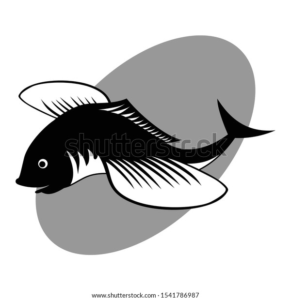 Fish Logo Design Template Stock Vector Royalty Free 1541786987