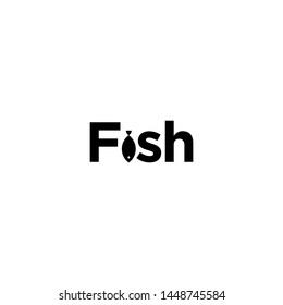 Fish Logo Design Template Icon