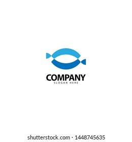 Fish Logo Design Template Icon