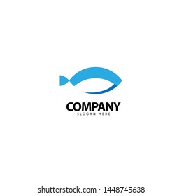 Fish Logo Design Template Icon