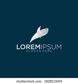 Fish logo design vector illustration