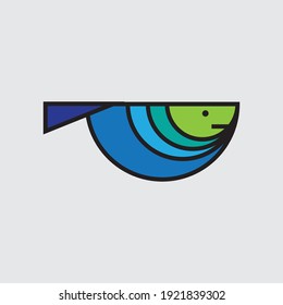 Fish Logo Design Vector Illustration