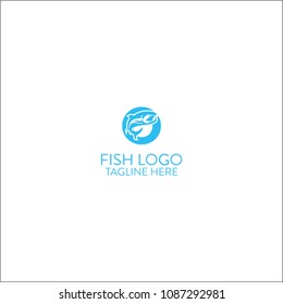Fish Logo design vector template. 