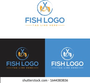 Logotipo de pescado - Logo de pesca