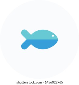 Fish logo , flat icon vector design. Great for mobile app, web design, print materials, etc.
