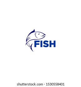 Fish Logo Food Resto Catching Company Stock Vector (Royalty Free ...