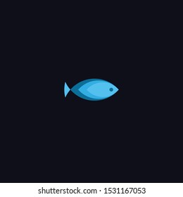 Fish Logo Icon Design Template Vector. Seafood, Restaurant, Sea, Fresh, Modern, Simple, Line Vector Illustration