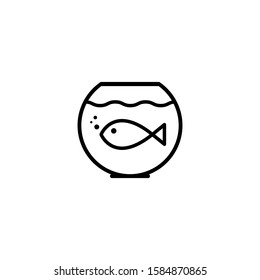 Fish logo icon illustration vector 