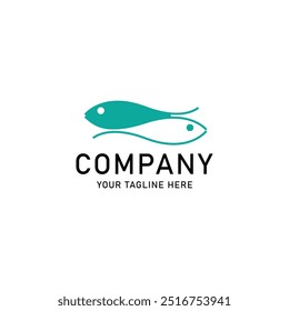 Fish logo Icon, restaurant logo, fish Symbol Simple modern logo, icon. Vector illustration, Fish icon silhouette.
