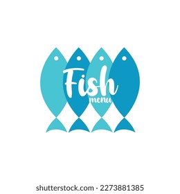 símbolo del logotipo del pescado Inspiración en el diseño
