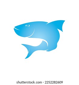 Fish logo icon template creative vector symbol