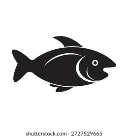 fish logo icon template illustration design