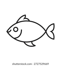 fish logo icon template illustration design