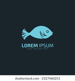 fish logo icon vector design illustration